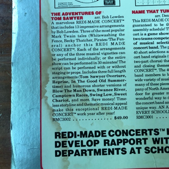 Your Educational Music Source New Music Directory Concert Band Edition LP Album - Picture 5 of 5